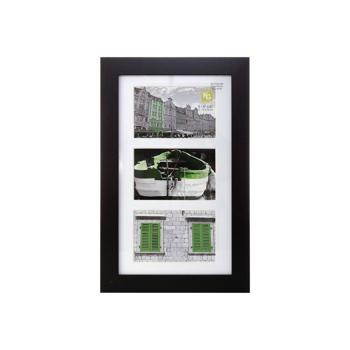 Black 3-Opening Collage Frame V28931