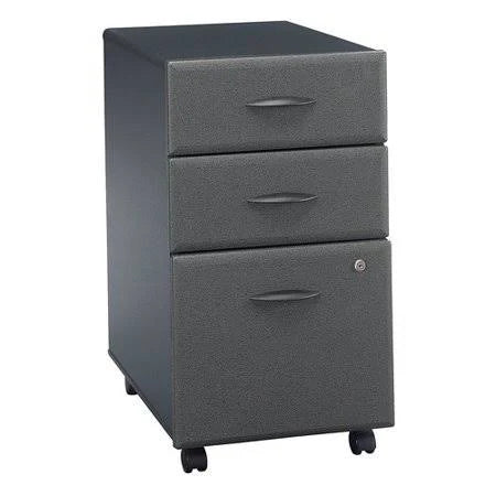 Slate 3 Drawer Vertical File X65144