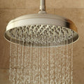 Brushed Nickel Single Function Rain Shower Head T378