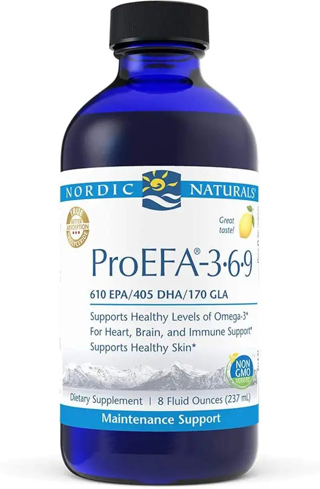 Lemon Flavor 8 oz Omega-3 EPA & DHA with GLA E190