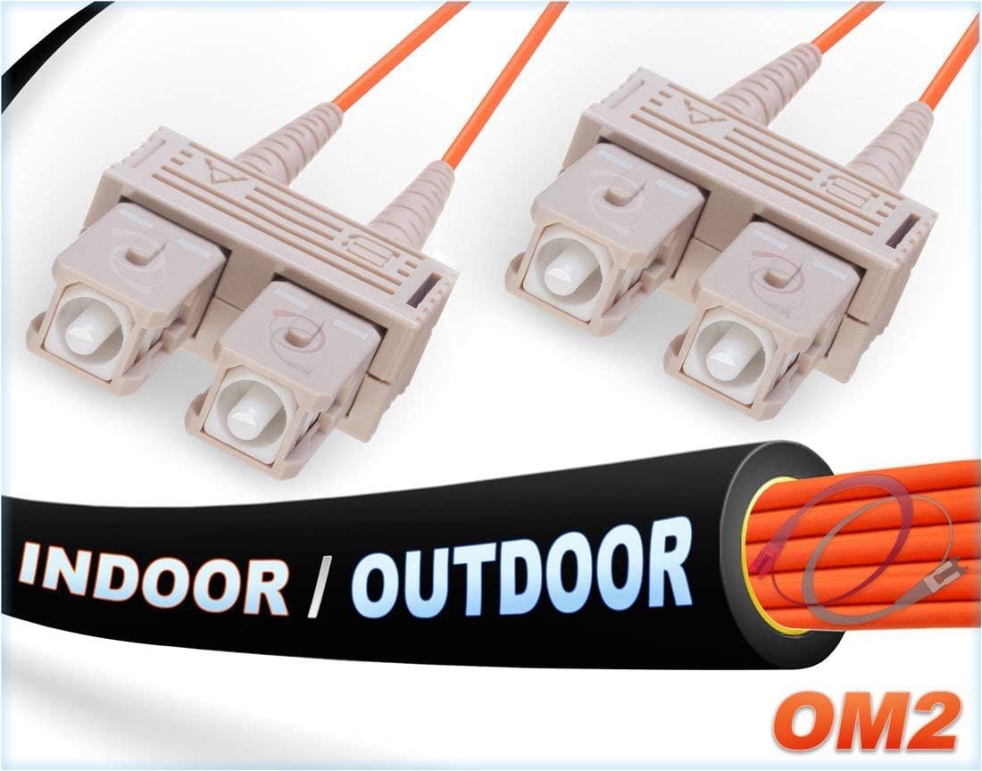 OM2 SC Duplex Fiber Patch Cable 50/125 Multimode 250 Meter I730