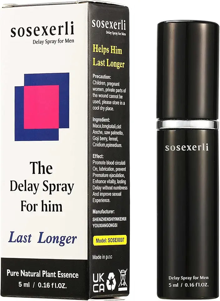 Delay Spray for Men, 60 Pumps W522