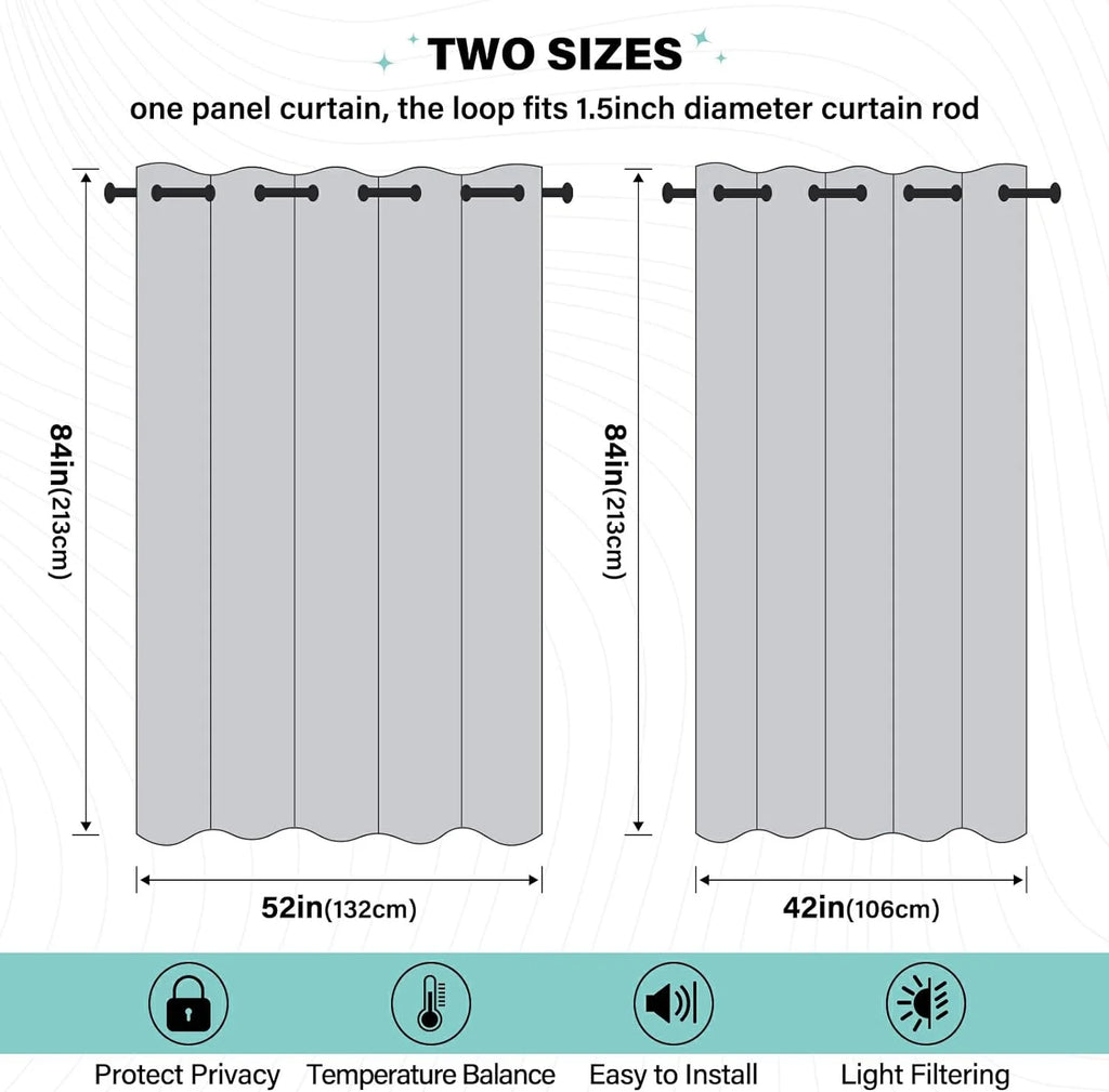 Blackout Curtains 84 inches A85131