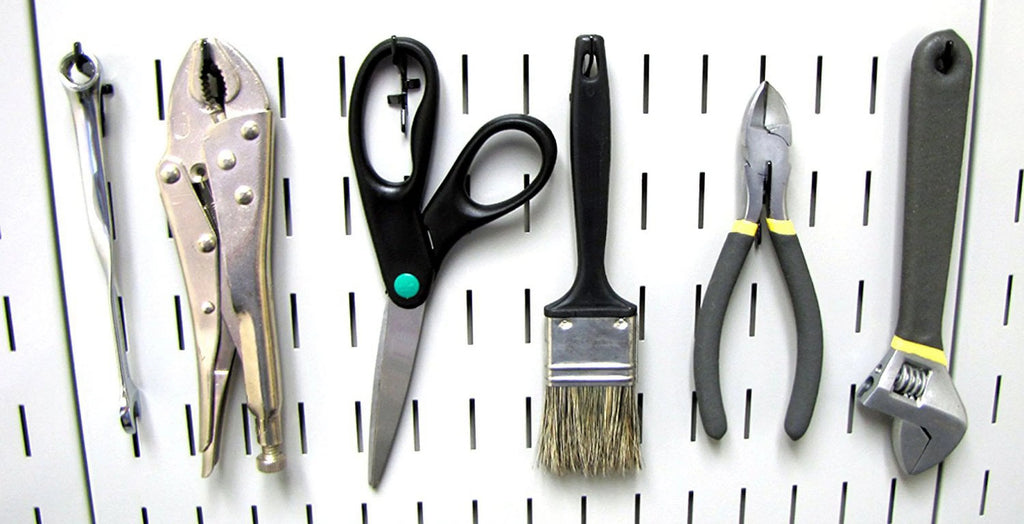 Slotted Metal Pegboard Deluxe Hook Kit Q506