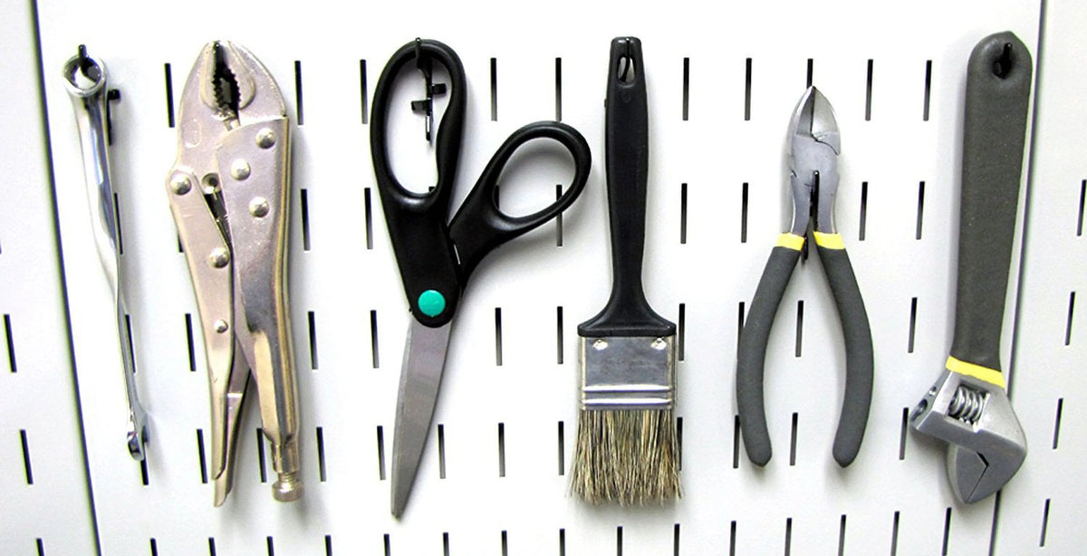 Slotted Metal Pegboard Deluxe Hook Kit Q506