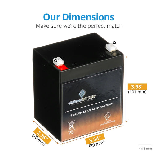 12V 4Ah SLA Battery W51329