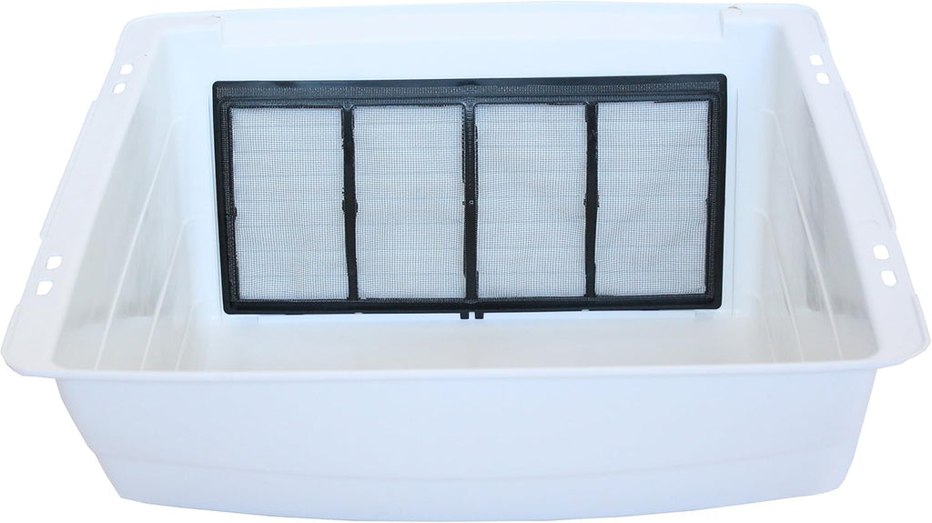 White Impact Resistant Universal Roof Vent Cover (2 Pack) X6391