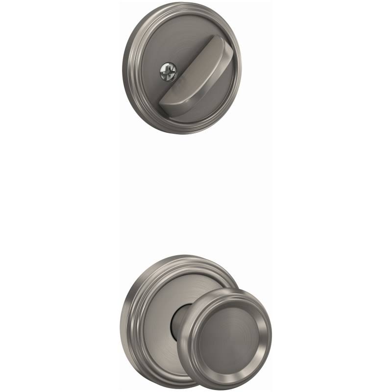 Satin Nickel Single Cylinder Keyed Entry Interior Only Z117