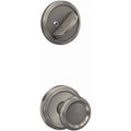 Satin Nickel Single Cylinder Keyed Entry Interior Only Z117