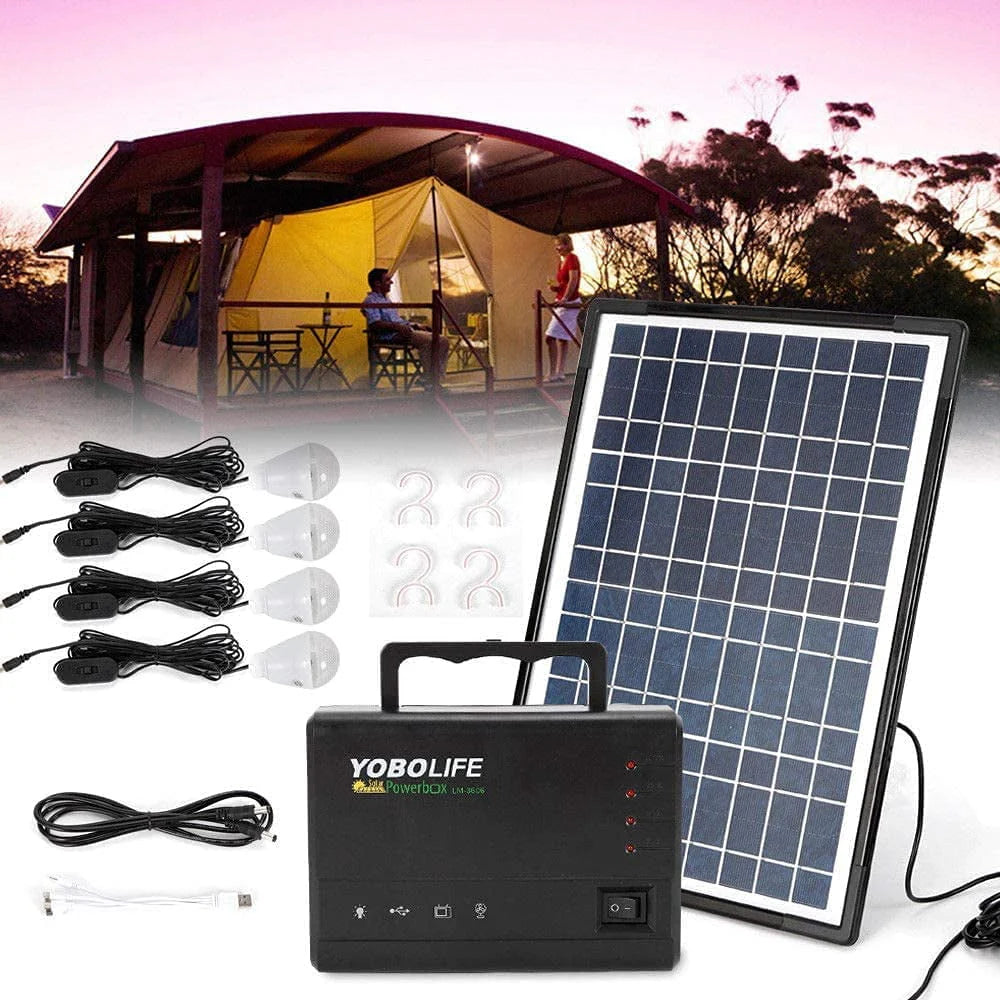 Portable Solar Power Inverter Generator with Solar Panel C730