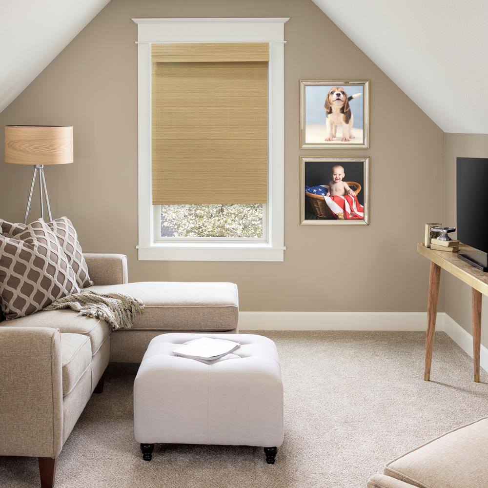 Natural Multi-Weave Cordless Bamboo Shade W404714