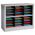 Tan Horizontal Literature Organizer 24 Compartments I379398