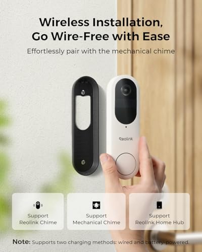 Wireless 2K Battery Video Doorbell Camera H140