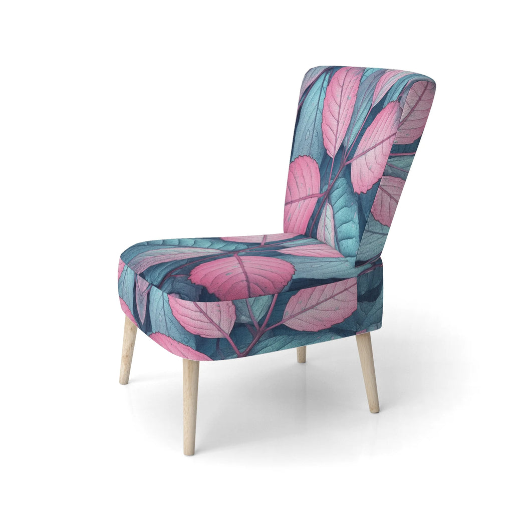 Upholstered Traditional Accent Chair and Floral Arm Chair L51496