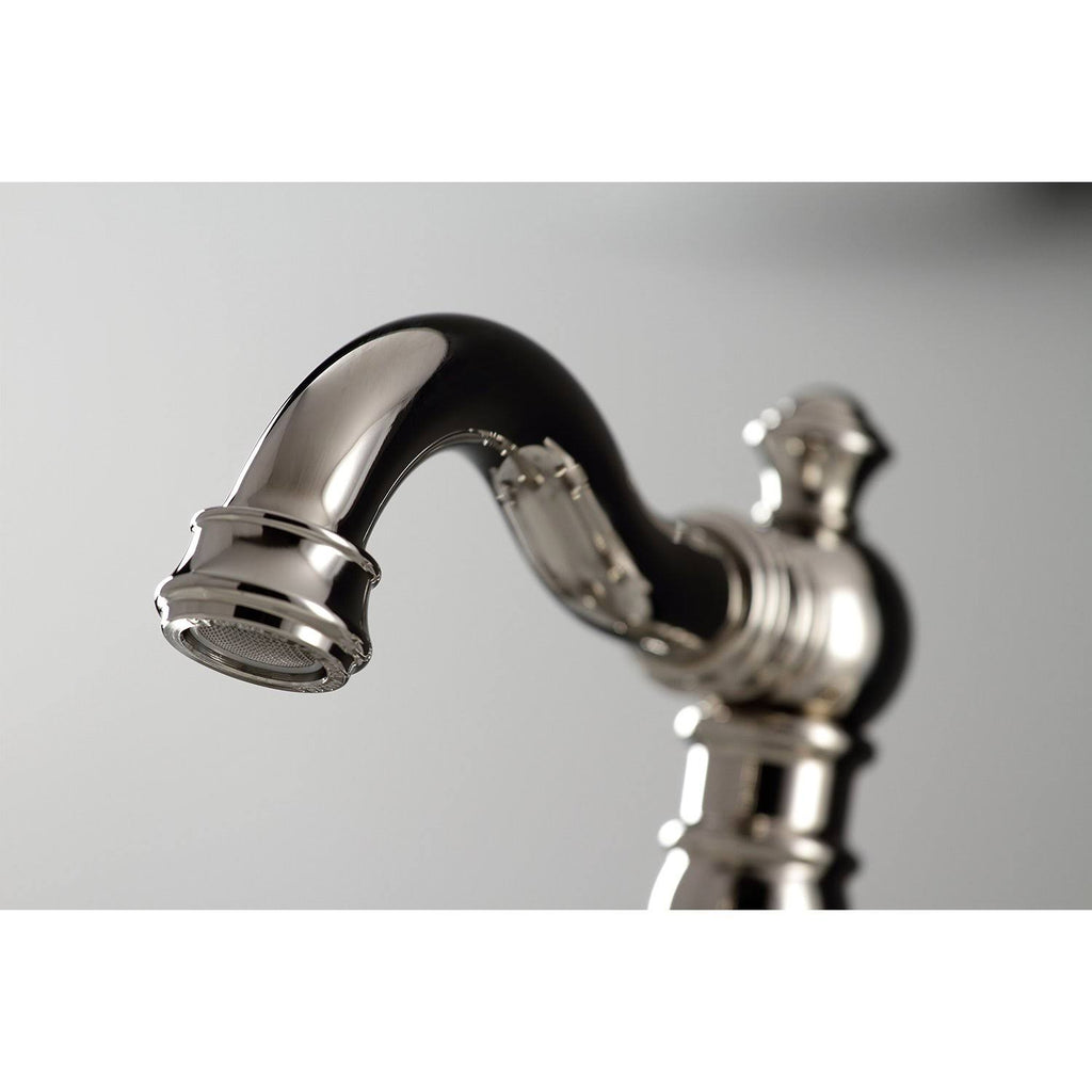 8 in. Widespread Bathroom Faucet, Polished Nickel J592875