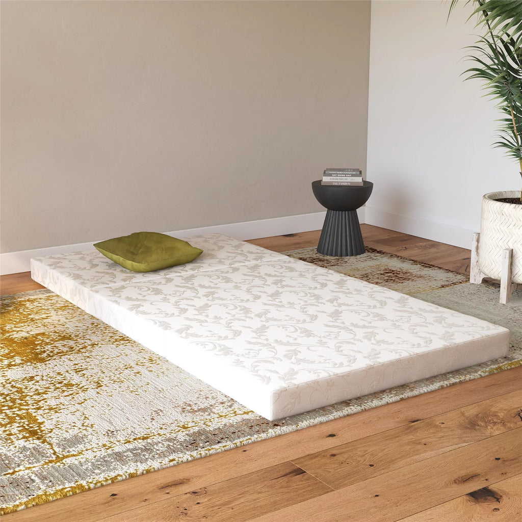 4-Inch Tri Folding Mattress with Carry Bag, Twin Size W950