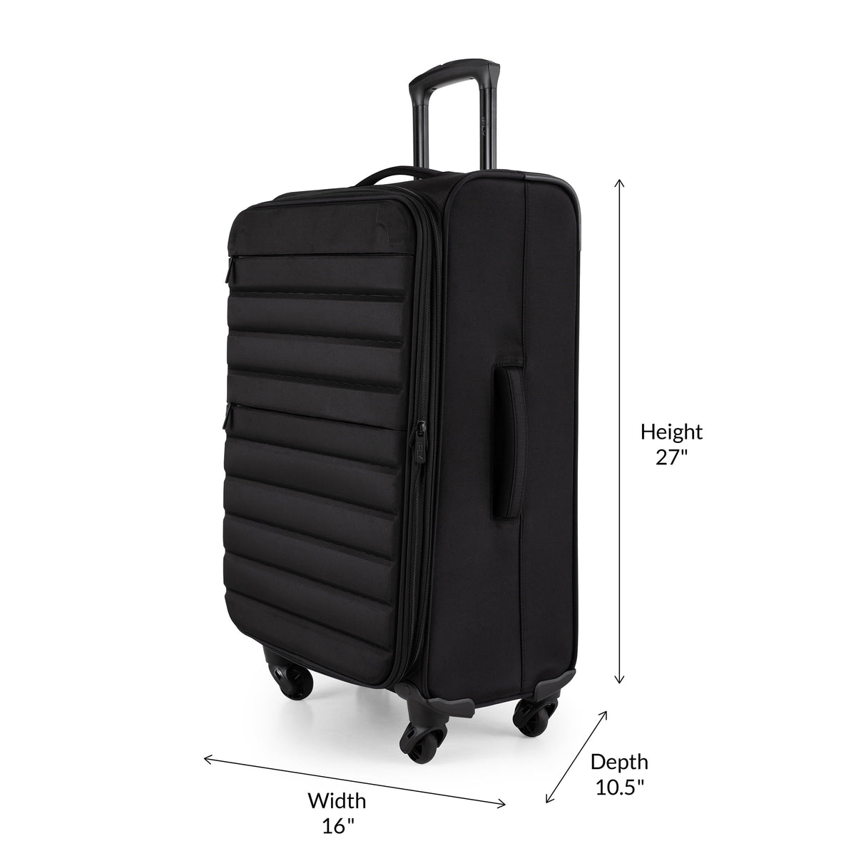 20" Black Softside Luggage O35391