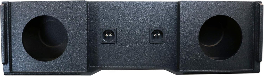 10-Inch Dual Down-Fire Subwoofer Boxes with Bed Liner Finish Y45172