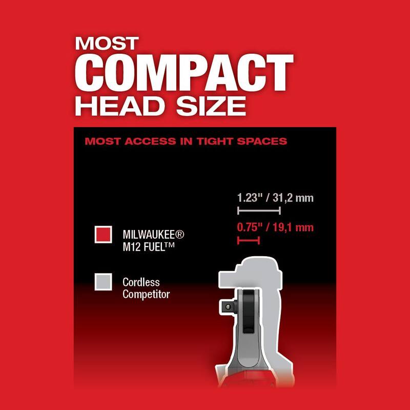 12V Lithium-Ion Brushless Cordless 3/8 in. Ratchet with Metric 6 Point Impact Socket Set Q8617
