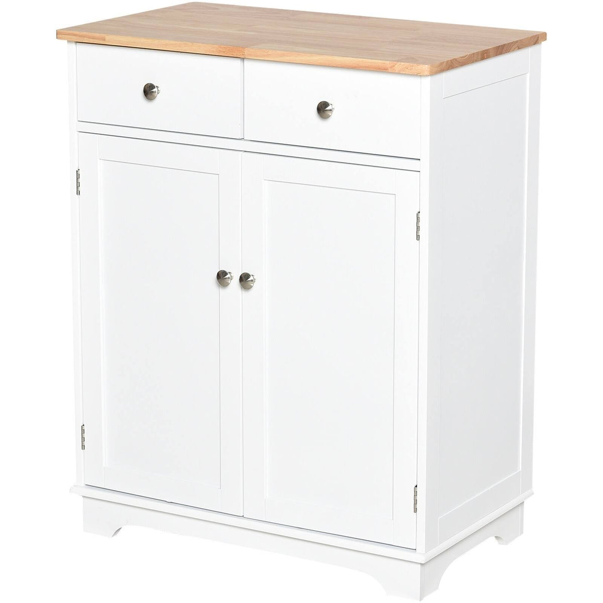 White Kitchen Sideboard with Adjustable Shelf Q1995