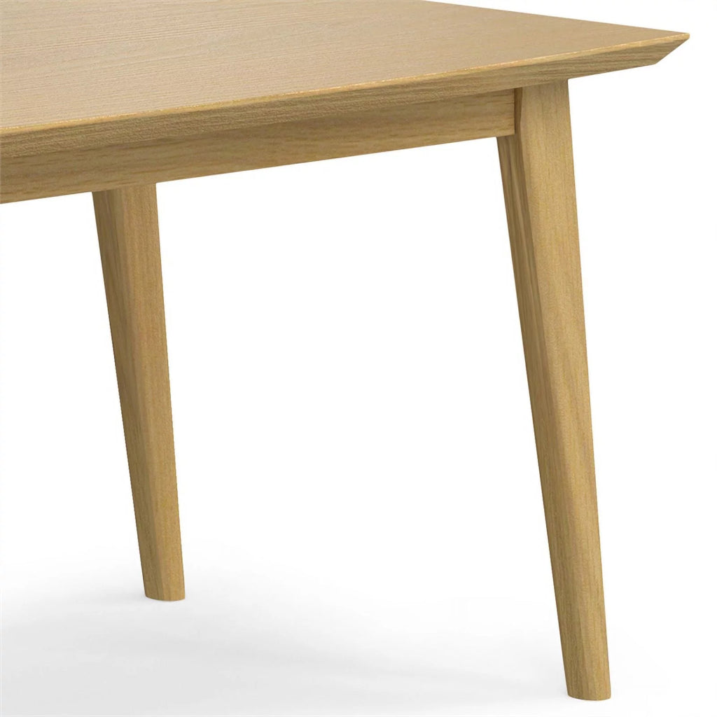 Rectangle Solid Wood Dining Table in Oak V4187
