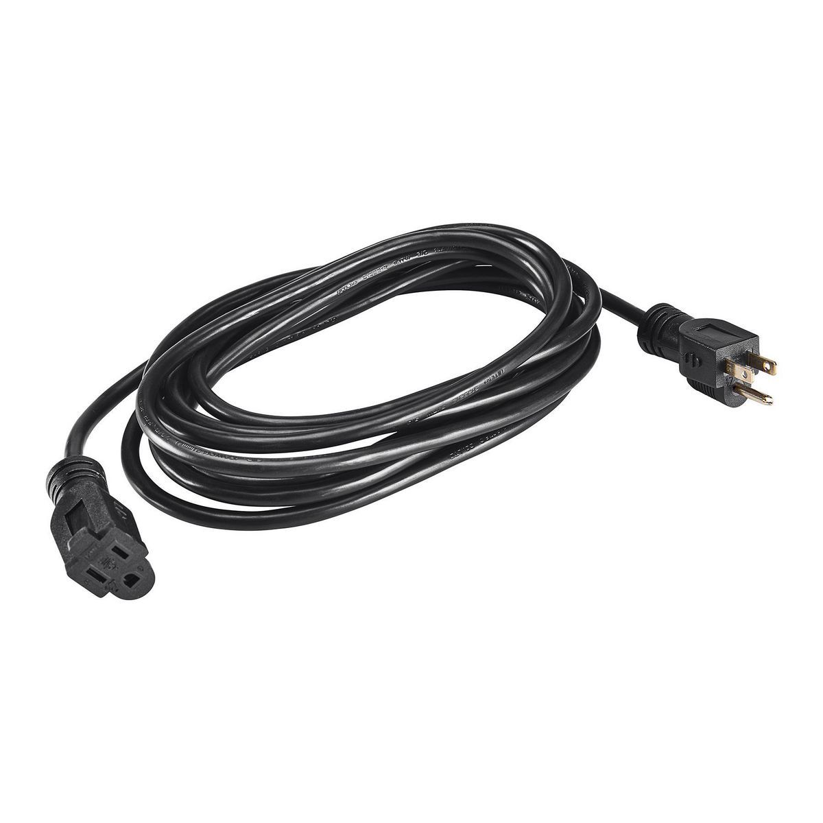 15 ft. 16/3 Gauge Indoor/Outdoor Extension Cord, Black H9205