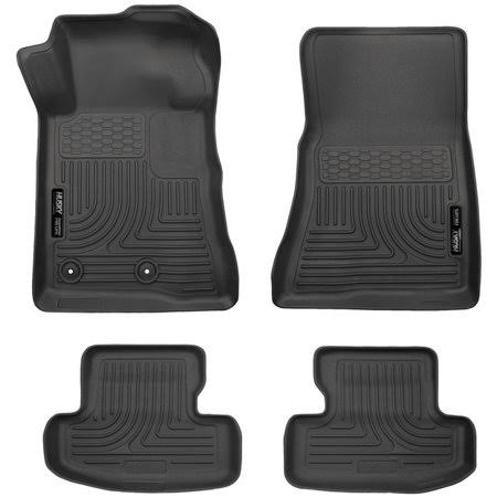 Front & 2nd Seat Floor Liners for 15-16 Ford Mustang F251