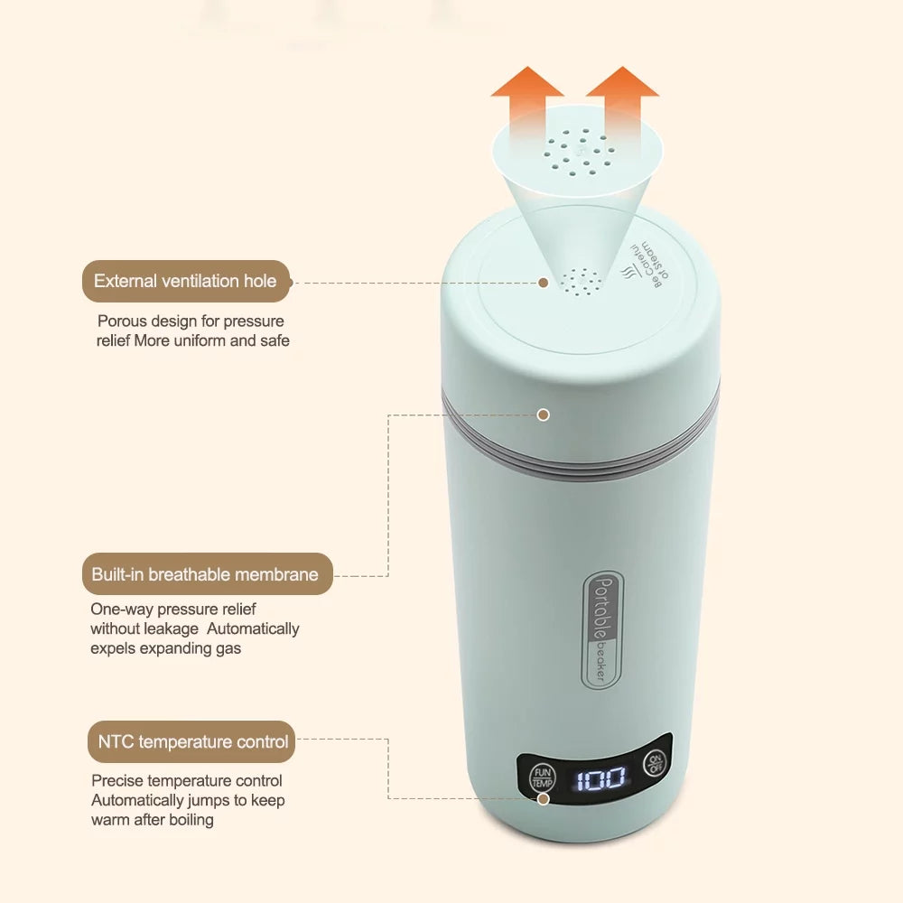 Portable 350ml Stainless Steel Electric Kettle W83518