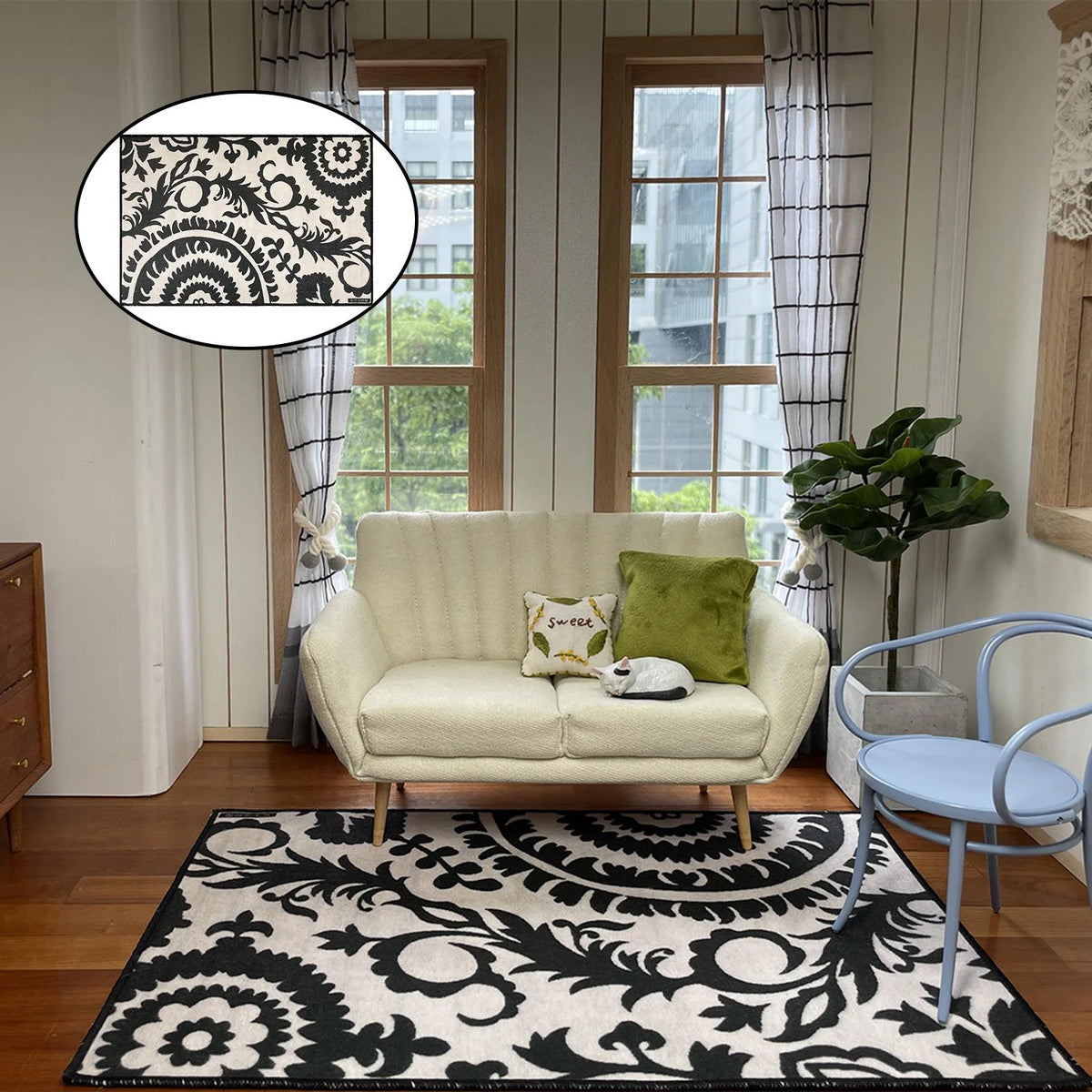1:6 Scale Dollhouse Carpet J193063