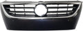Primed Black Plastic Grille Assembly with Chrome Molding and Distance Sensor Hole D702786