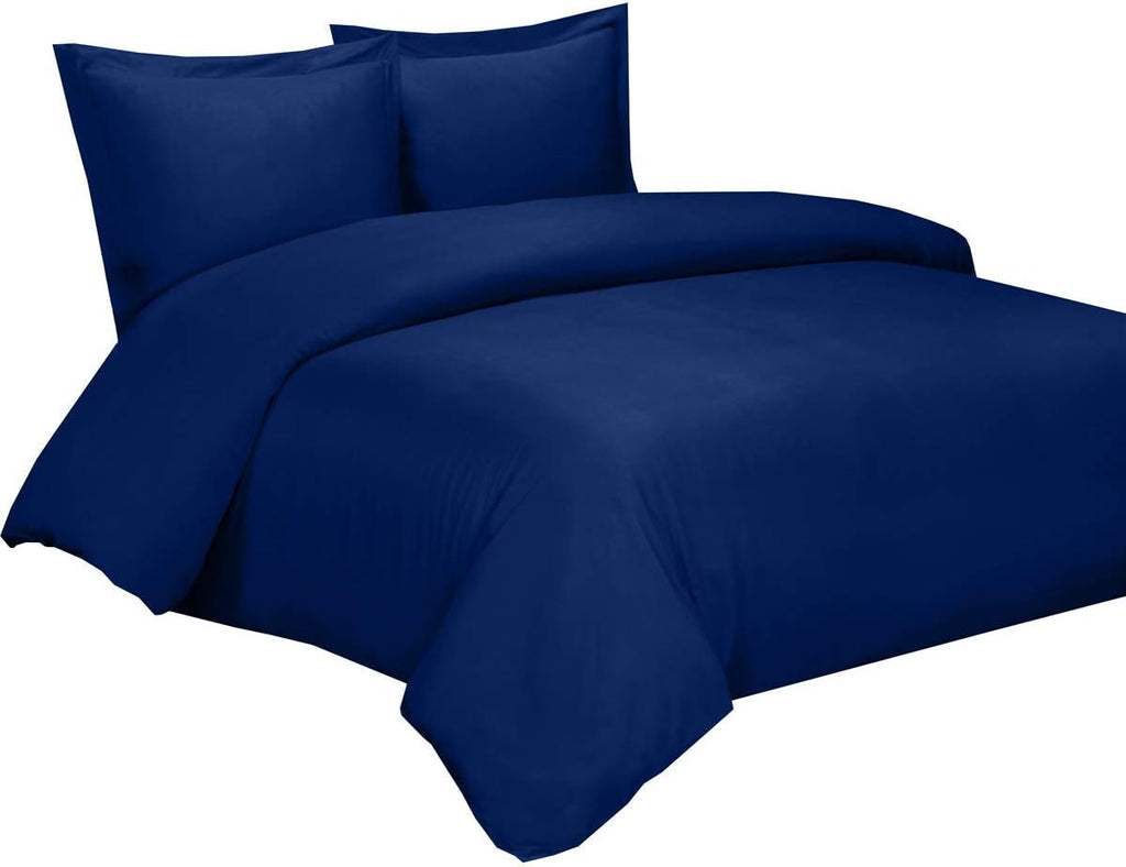 Bamboo Viscose Duvet Cover Set with Corner Ties, King / Cal King Size White H897626