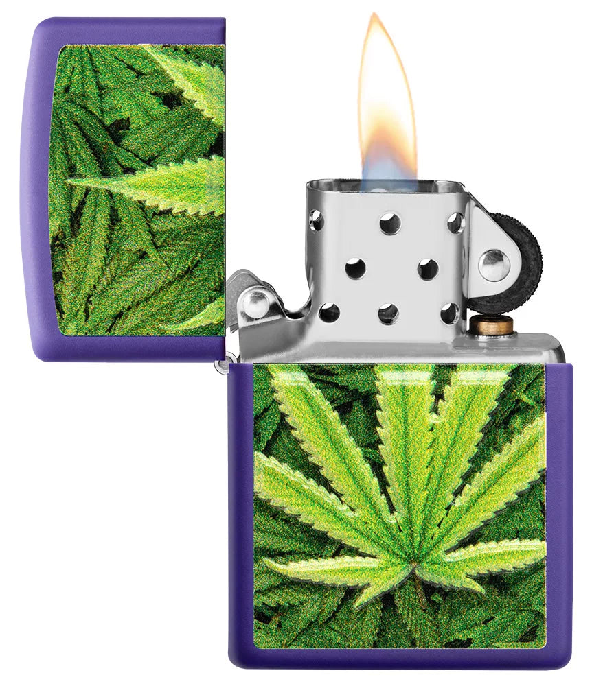Purple Matte Pocket Lighter Q8771