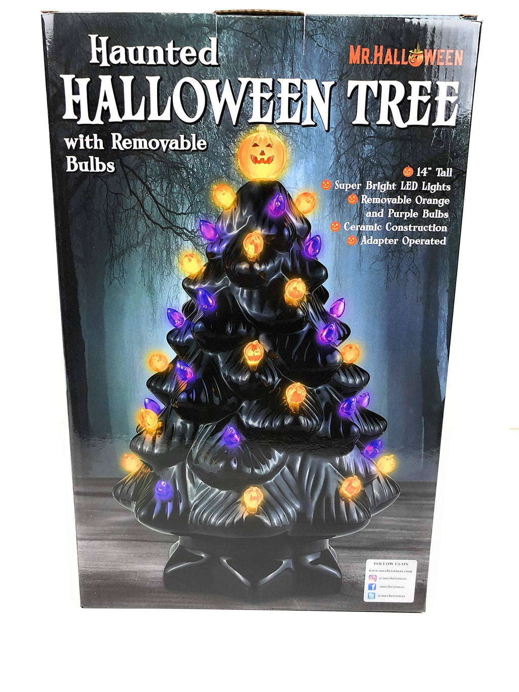 Haunted Tree with Removable Bulbs Z860645