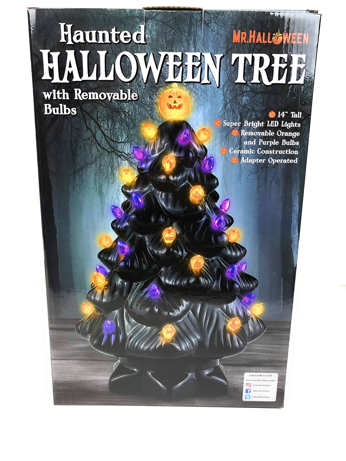 Haunted Tree with Removable Bulbs Z860645