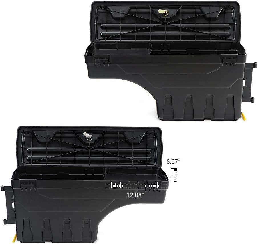 Lockable Truck Bed Storage Box Toolbox Swing Case O926261