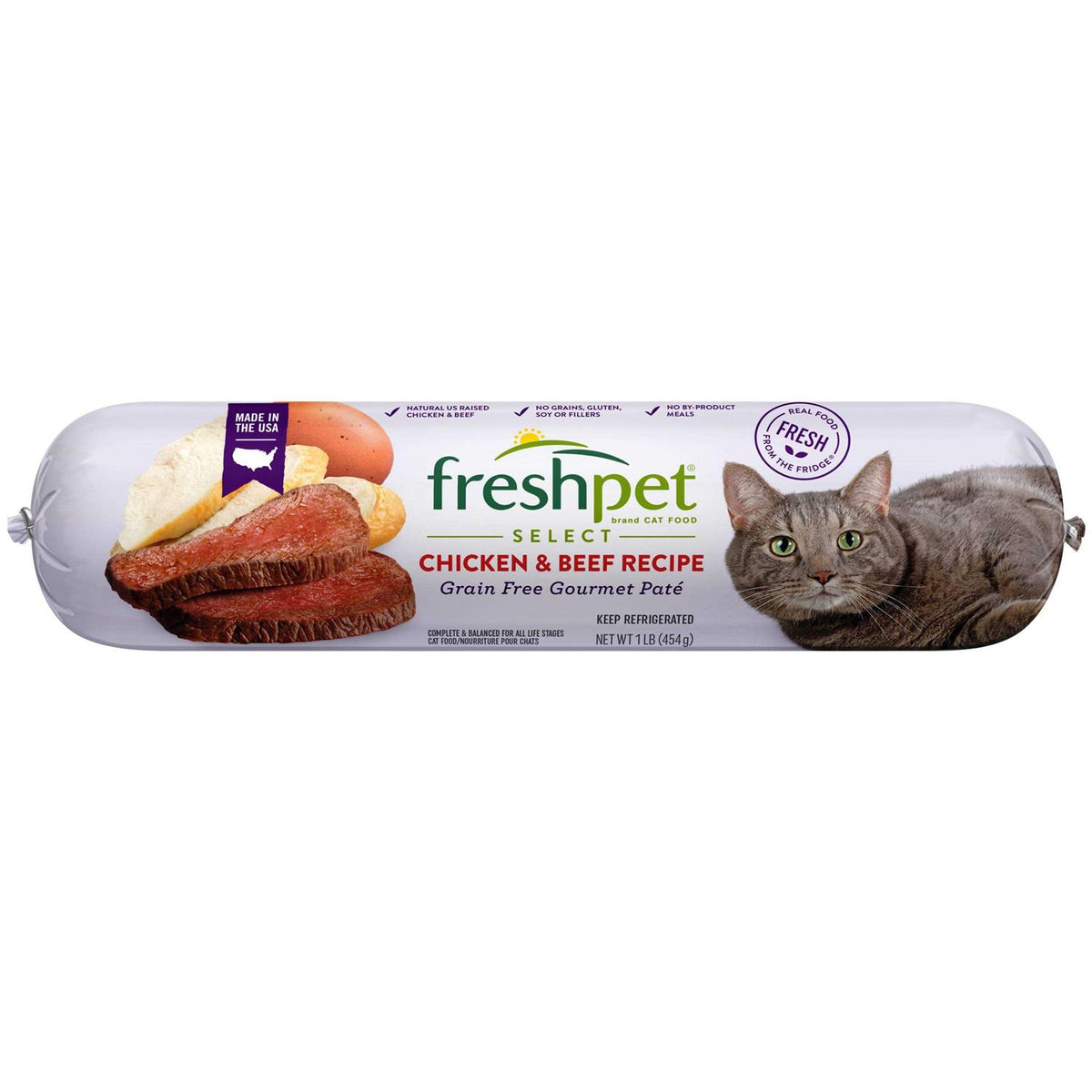 Grain Free Chicken & Beef Paté Cat Food D53214