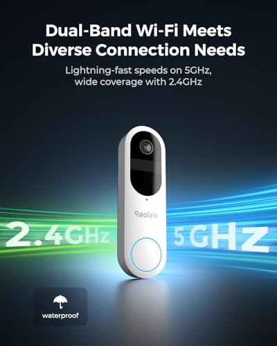 Wireless 2K Battery Video Doorbell Camera H140