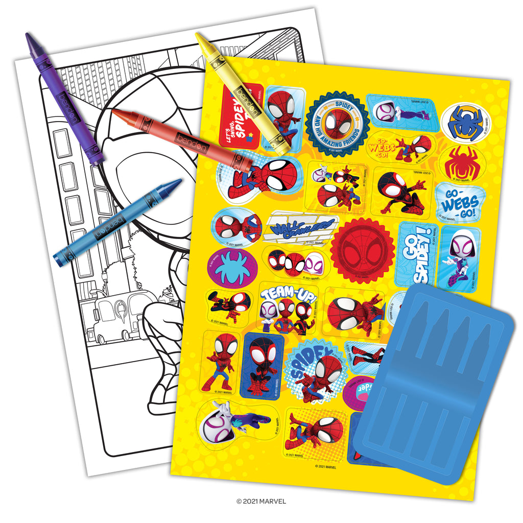 48 Page Coloring Book With 4 Crayons, Paperback B337