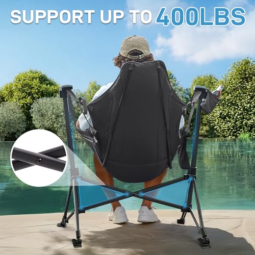Oversized Padded Hammock Camping Chair with Cup Holder C844233