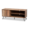 Rustic Oak Wood TV Stand N7253