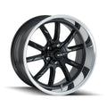 Matte Black Polished Lip 18x8 Wheel P227793