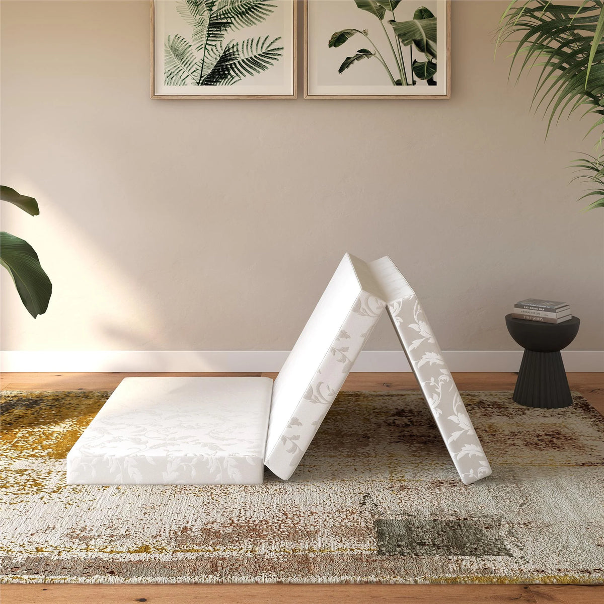 4-Inch Tri Folding Mattress with Carry Bag, Twin Size W950