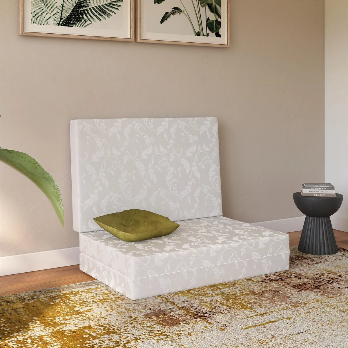 4-Inch Tri Folding Mattress with Carry Bag, Twin Size W950