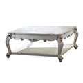 Antique White Scalloped Top Coffee Table V3543