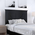 Black Twin Panel Headboard T591072