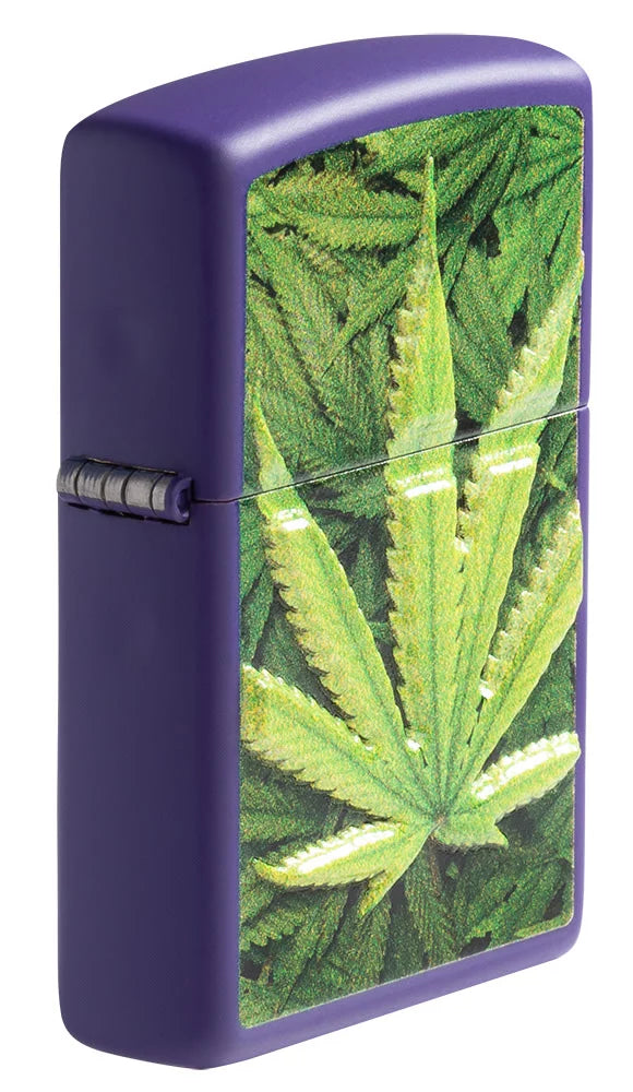 Purple Matte Pocket Lighter Q8771