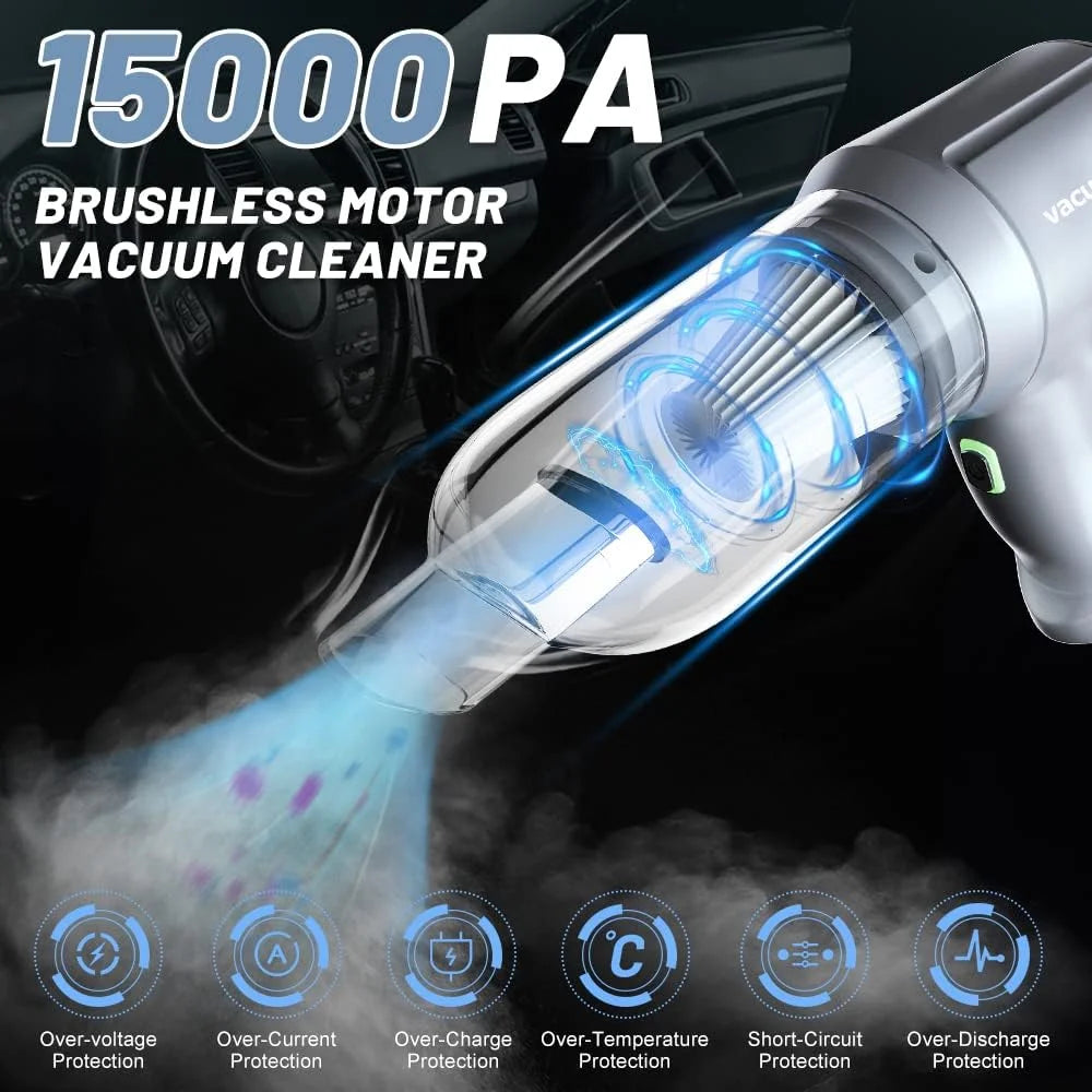 Cordless Handheld Car Vacuum Cleaner with Filter H7218