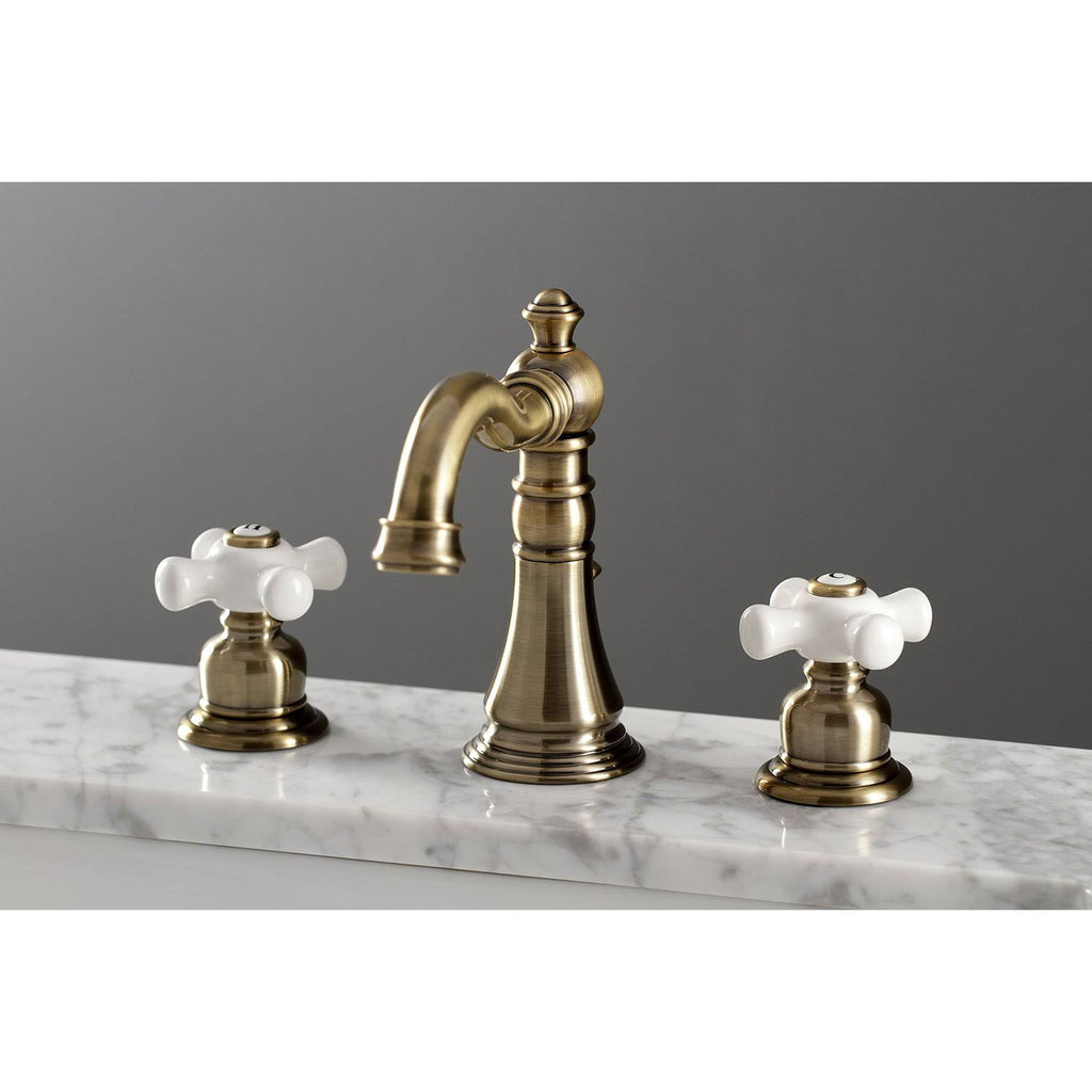 8 in. Widespread Bathroom Faucet, Polished Nickel J592875