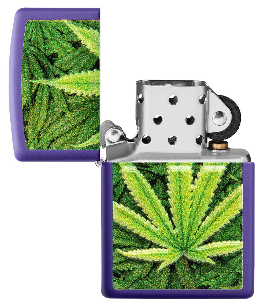 Purple Matte Pocket Lighter Q8771