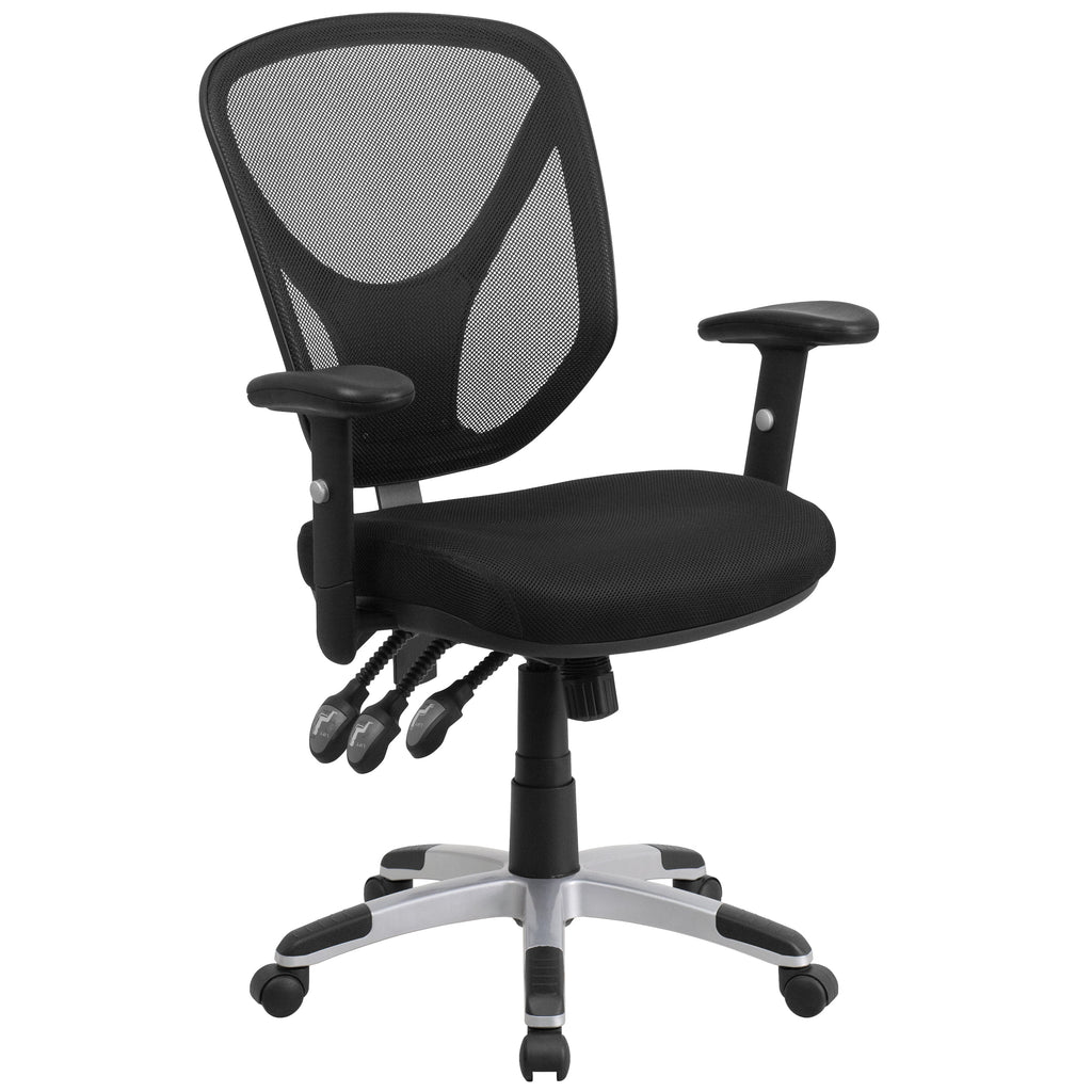 Black Mesh Ergonomic Task Office Chair X449997
